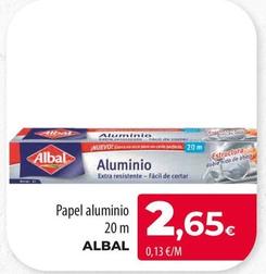 Oferta de Papel de aluminio por 2,65€ en SPAR Lanzarote