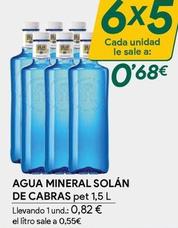 Oferta de Agua por 0,82€ en Masymas