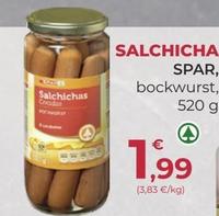 Oferta de Salchichas por 1,99€ en SPAR Gran Canaria