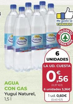Oferta de Agua por 0,6€ en SPAR Gran Canaria