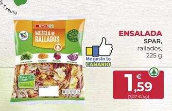 Oferta de Ensaladas por 1,59€ en SPAR Gran Canaria