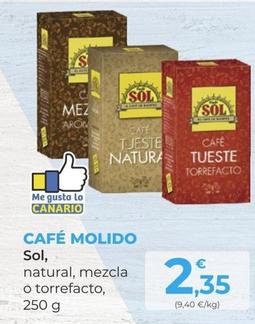 Oferta de Café molido por 2,35€ en SPAR Gran Canaria