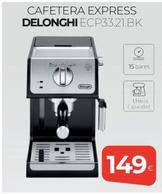 Oferta de Delonghi - Cafetera Express por 149€ en Tien 21