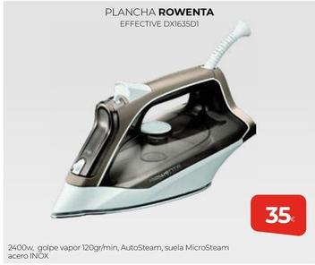 Oferta de Rowenta - Plancha Effective DX1635D1 por 35€ en Tien 21