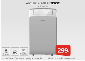 Oferta de Hisense - Aire Portatil APC09NJ por 299€ en Tien 21