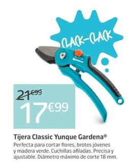 Oferta de Gardena - Tijera Classic Yunque por 17,99€ en Jardiland