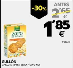 Oferta de Gullón - Galleta Maria Zero por 1,85€ en BM Supermercados