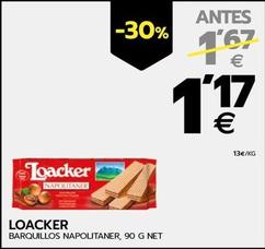 Oferta de Loacker - Barquillos Napolitaner por 1,17€ en BM Supermercados