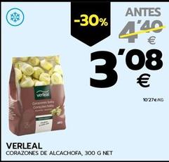 Oferta de Verleal - Corazones De Alcachofa por 3,08€ en BM Supermercados