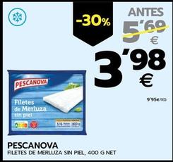 Oferta de Pescanova - Filetes De Merluza Sin Piel por 3,98€ en BM Supermercados