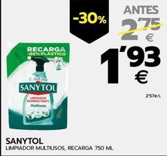 Oferta de Sanytol - Limpiador Multiusos por 1,93€ en BM Supermercados