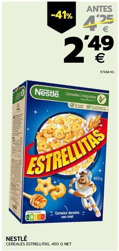 Oferta de Nestlé - Cereales Estrellitas por 2,49€ en BM Supermercados