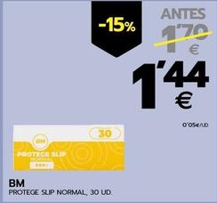 Oferta de Bm - Protege Slip Normal por 1,44€ en BM Supermercados