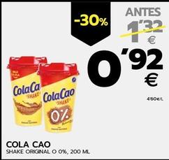 Oferta de Cola Cao - Shake Original por 0,92€ en BM Supermercados