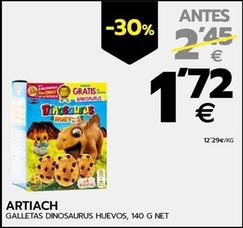Oferta de Artiach - Galletas Dinosaurus Huevos por 1,72€ en BM Supermercados