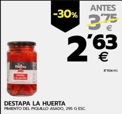 Oferta de Destapa La Huerta - Pimiento Del Piquillo Asado por 2,63€ en BM Supermercados