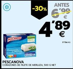 Oferta de Pescanova - Corazones de Merluza por 4,89€ en BM Supermercados