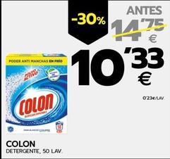 Oferta de Colon - Detergente por 10,33€ en BM Supermercados