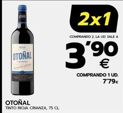 Oferta de Otoñal - Tinto Rioja Crianza por 7,79€ en BM Supermercados