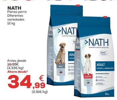 Oferta de Nath - Pienso Perro por 34,99€ en Kiwoko