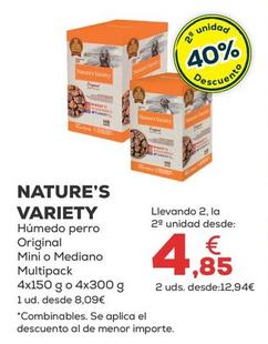 Oferta de Natures Variety - Húmedo Perro Original por 8,09€ en Kiwoko