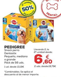 Oferta de Pedigree - Snack Perro Dentastix Pequeño por 13,19€ en Kiwoko
