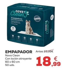 Oferta de Nova Clean - Empapador por 18,99€ en Kiwoko
