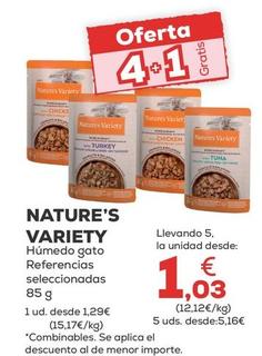 Oferta de Nature's Variety - Humedo Gato por 1,29€ en Kiwoko