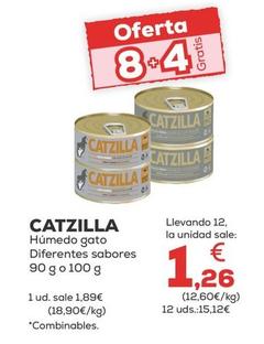 Oferta de Catzilla - Humedo Gato por 1,89€ en Kiwoko