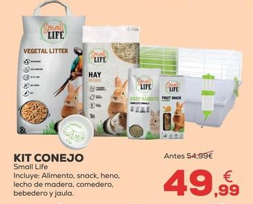Oferta de Small Life - Kit Conejo por 49,99€ en Kiwoko