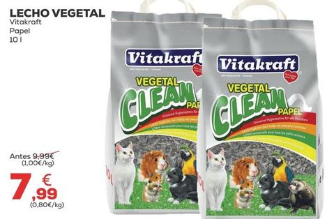 Oferta de Vitakraft - Lecho Vegetal por 7,99€ en Kiwoko