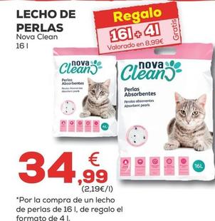 Oferta de Nova Clean - Lecho De Perlas por 34,99€ en Kiwoko