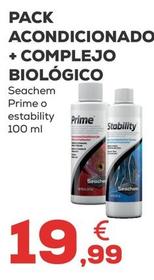 Oferta de Seachem - Pack Acondicionado + Complejo Biologico por 19,99€ en Kiwoko
