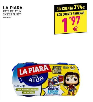 Oferta de La Piara - Paté De Atún por 1,97€ en BM Supermercados