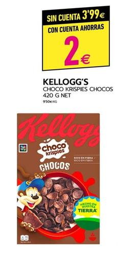 Oferta de Kellogg's - Choco Krispies Chocos por 2€ en BM Supermercados