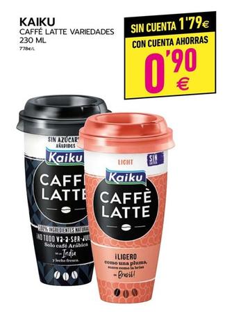 Oferta de Kaiku - Caffé Latte por 1,79€ en BM Supermercados