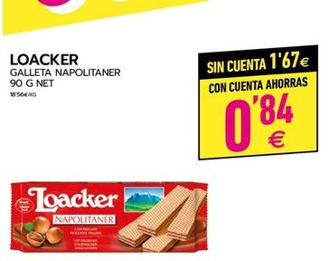Oferta de Loacker - Galleta Napolitaner por 1,67€ en BM Supermercados