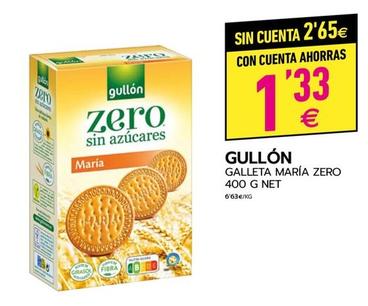 Oferta de Gullón - Galleta María Zero por 2,65€ en BM Supermercados
