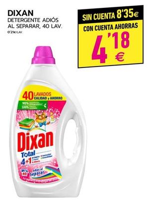 Oferta de Dixan - Detergente Adios Al Separar por 4,18€ en BM Supermercados