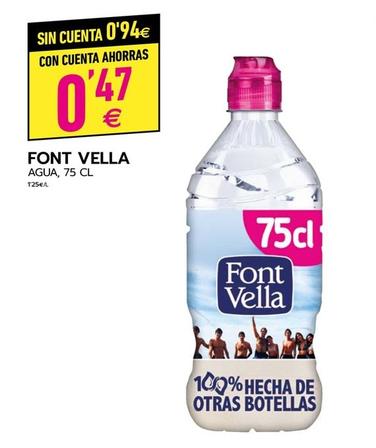 Oferta de Font Vella - Agua por 0,47€ en BM Supermercados