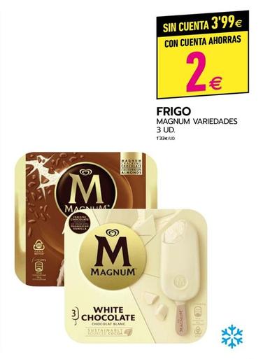 Oferta de Frigo - Magnum por 2€ en BM Supermercados