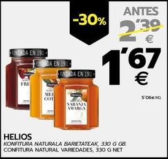 Oferta de Helios - Confitura Natural por 1,67€ en BM Supermercados