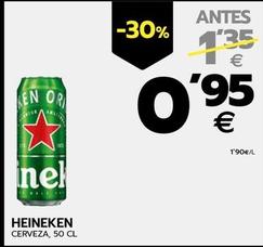 Oferta de Heineken - Cerveza por 0,95€ en BM Supermercados