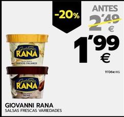 Oferta de Rana - Salsas Frescas  por 1,99€ en BM Supermercados