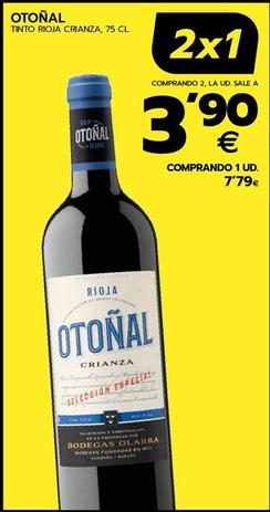 Oferta de Otoñal - Tinto Rioja Crianza por 7,79€ en BM Supermercados