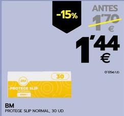 Oferta de Bm - Protege Slip Normal por 1,44€ en BM Supermercados