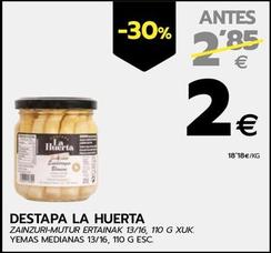 Oferta de La Huerta  - Destapa Yemas Medianas por 2€ en BM Supermercados