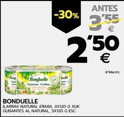 Oferta de Bonduelle - Guisantes Al Natural por 2,5€ en BM Supermercados