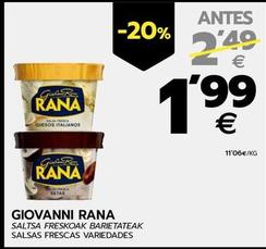 Oferta de Rana - Salsas Frescas Variedades por 1,99€ en BM Supermercados