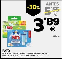 Oferta de Pato - Discos Activos Gama por 3,89€ en BM Supermercados